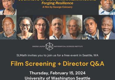 Journeys of Black Mathematicians - Seattle Invitation (full poster)